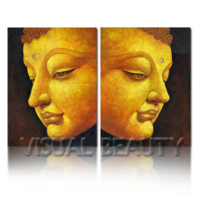 Сбалансированная картина портрета Будды для домашнего декора